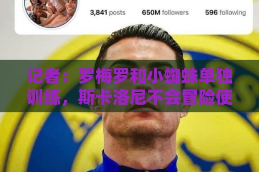 荷甲观赛支付新体验-2026世界杯下注网:记者：罗梅罗和小蜘蛛单独训练，斯卡洛尼不会冒险使用有伤球员