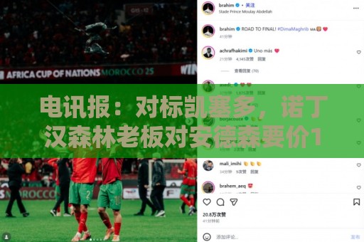 ROR体球网视频直播网站:电讯报：对标凯塞多，诺丁汉森林老板对安德森要价1.15亿镑